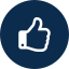 Thumbs up button